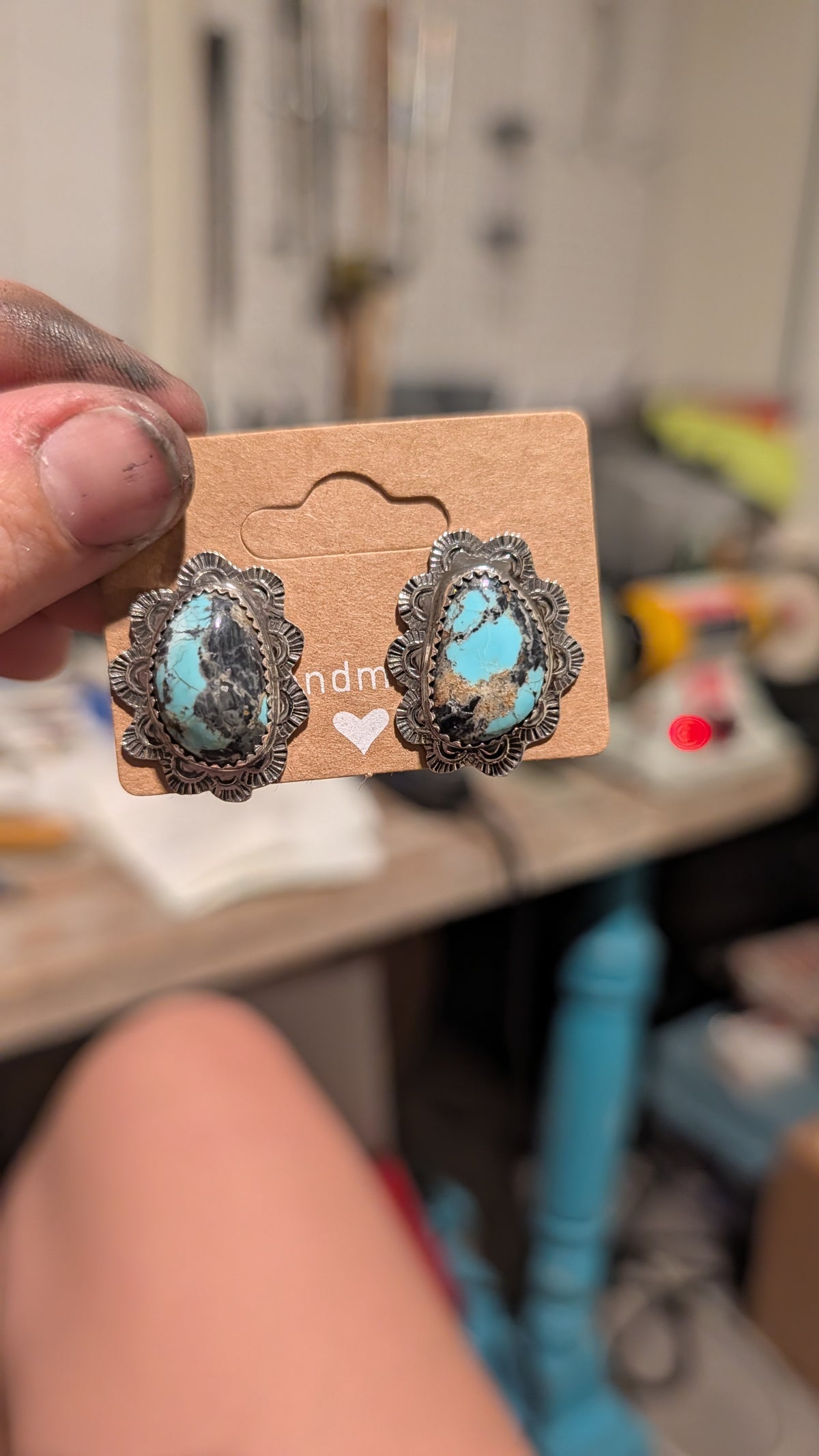 The Badlands Belle Earrings 🩵