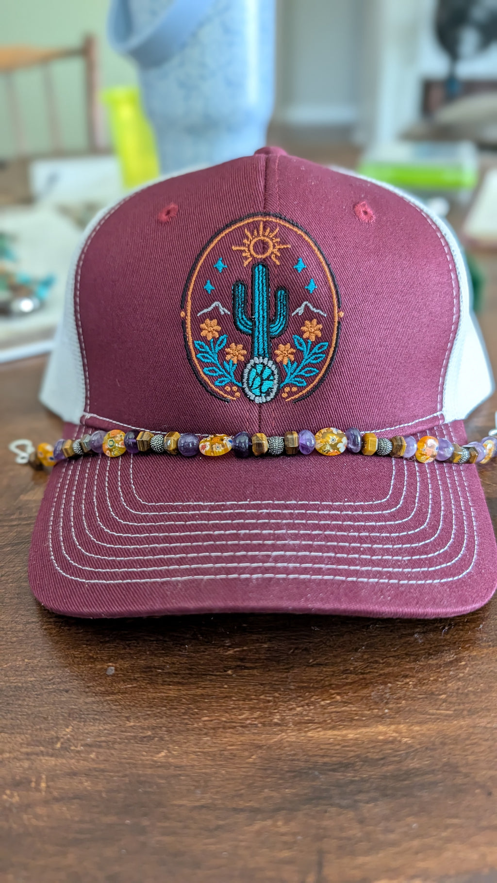 The Purple Bloom Hat Band