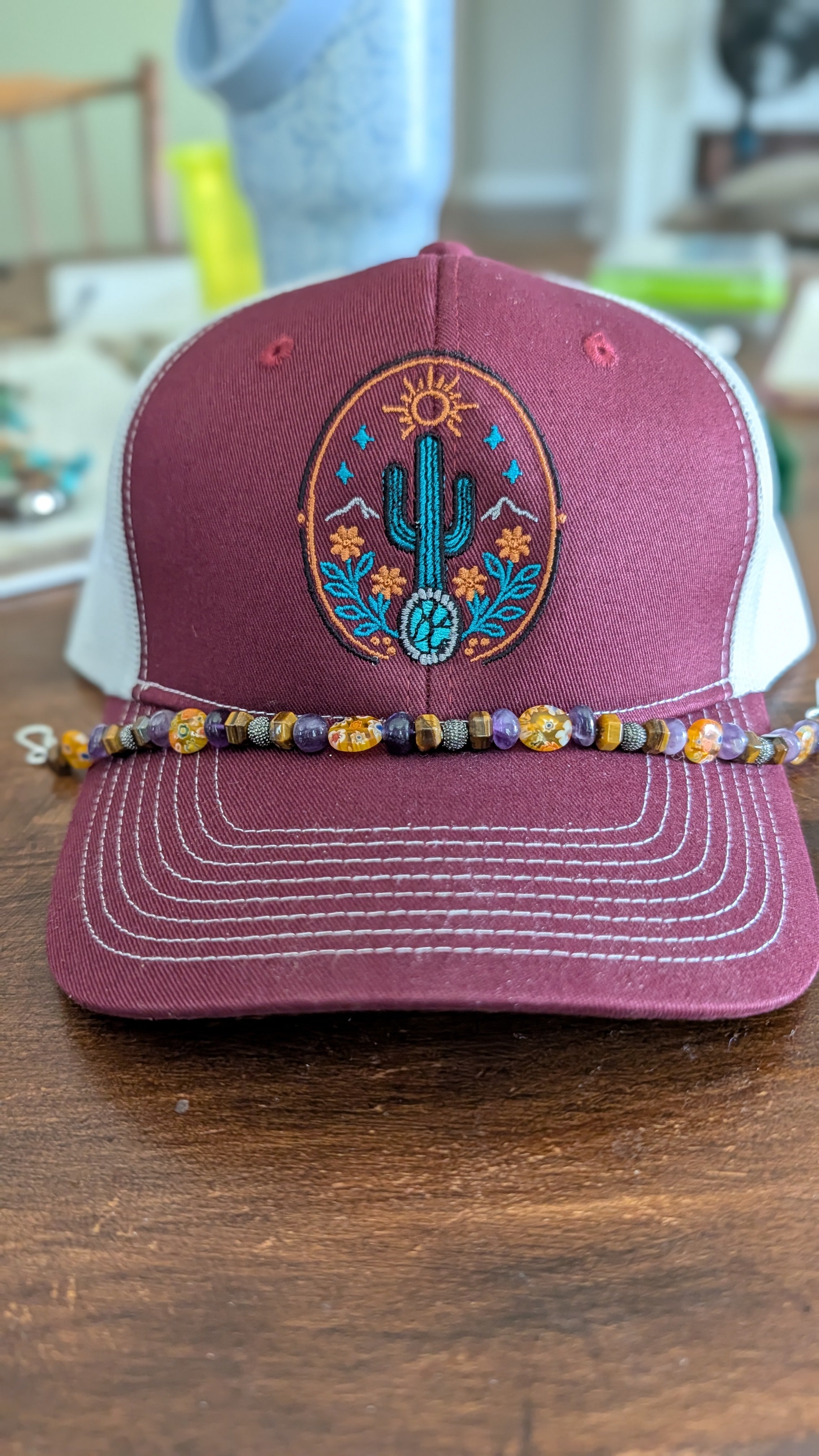 The Purple Bloom Hat Band