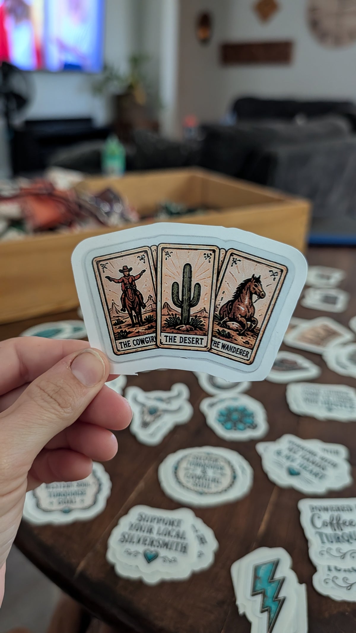 The Western Cards Sticker
