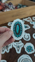 The Turquoise Stunner Sticker