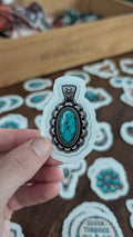 The Turquoise Pendant Sticker