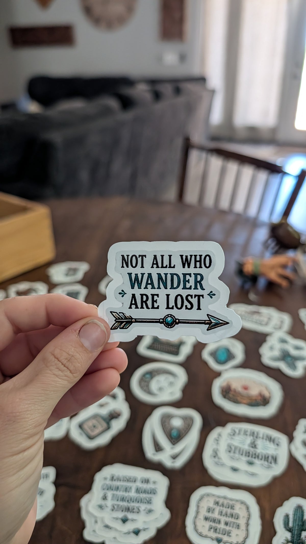 Not All Who Wander Sticker