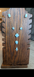 Saltwater and Silver Larit Necklace