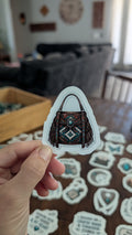 The Western Purse Sticker