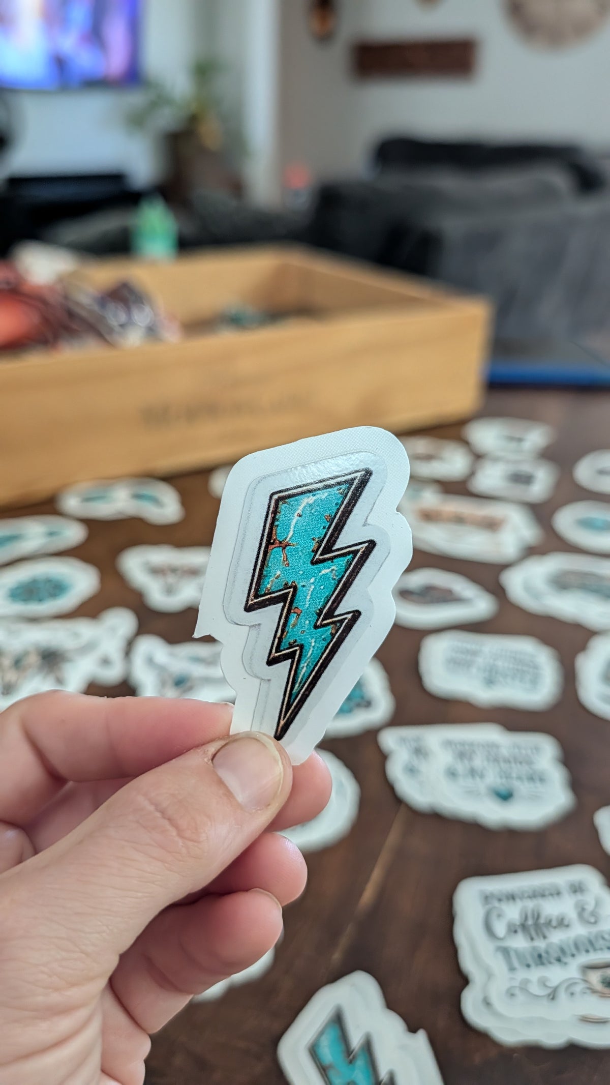The Turquoise Bolt Sticker
