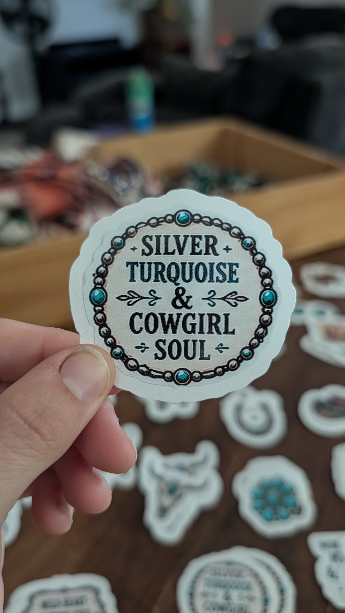 The Turquoise Cowgirl Sticker