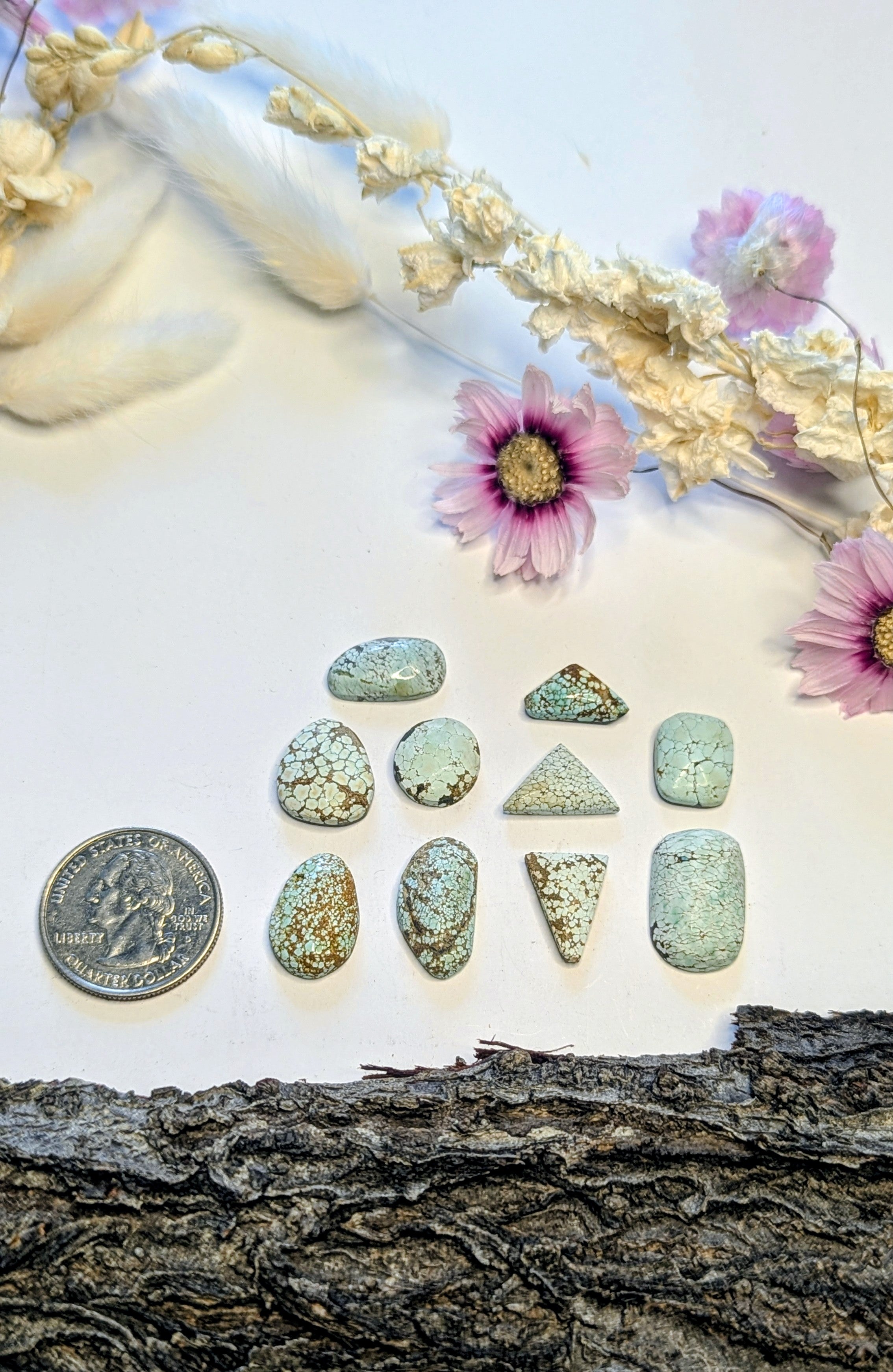 ✨ #8 Turquoise Cabochons – Collector Grade Beauty Set 5✨