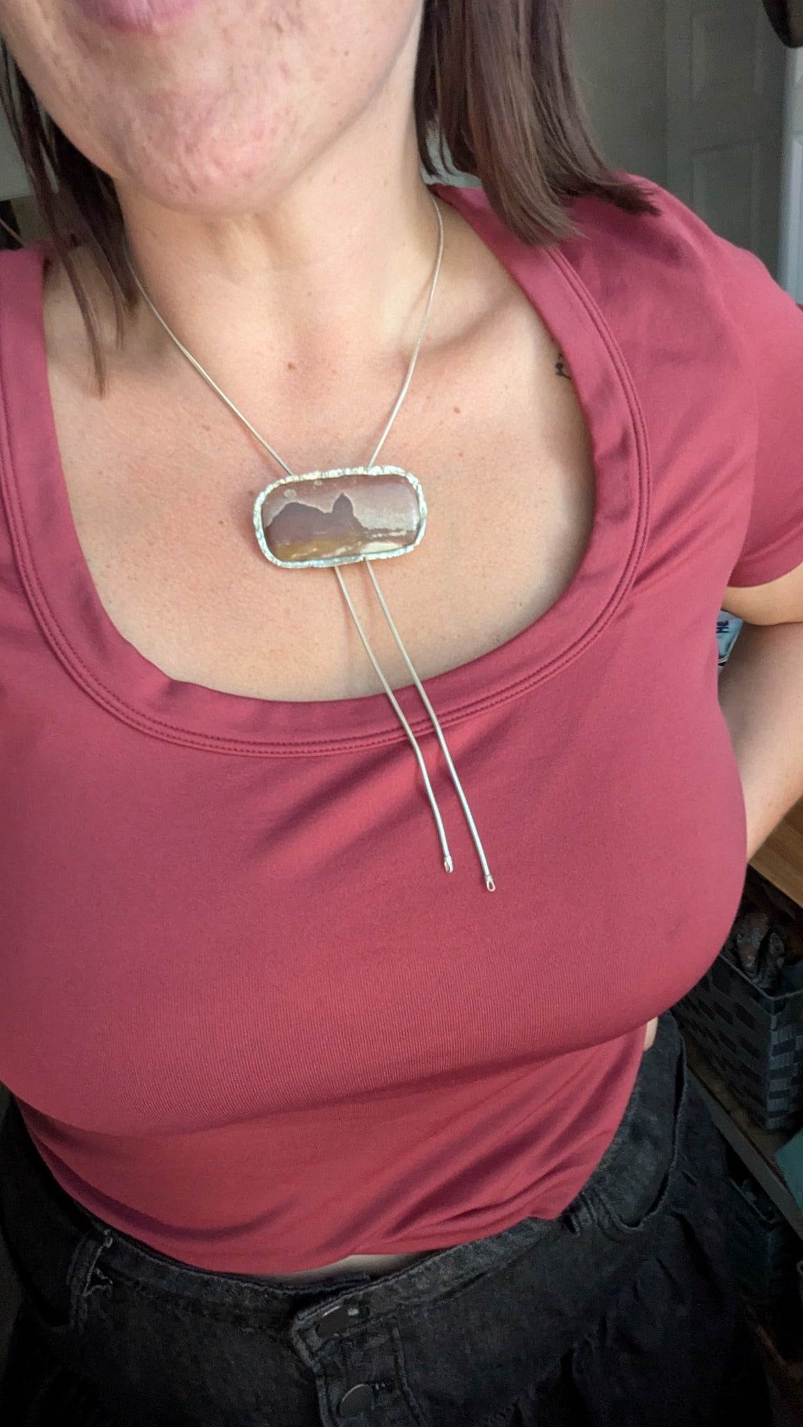 🌄 Stuck in Time Bolo Tie  🌄