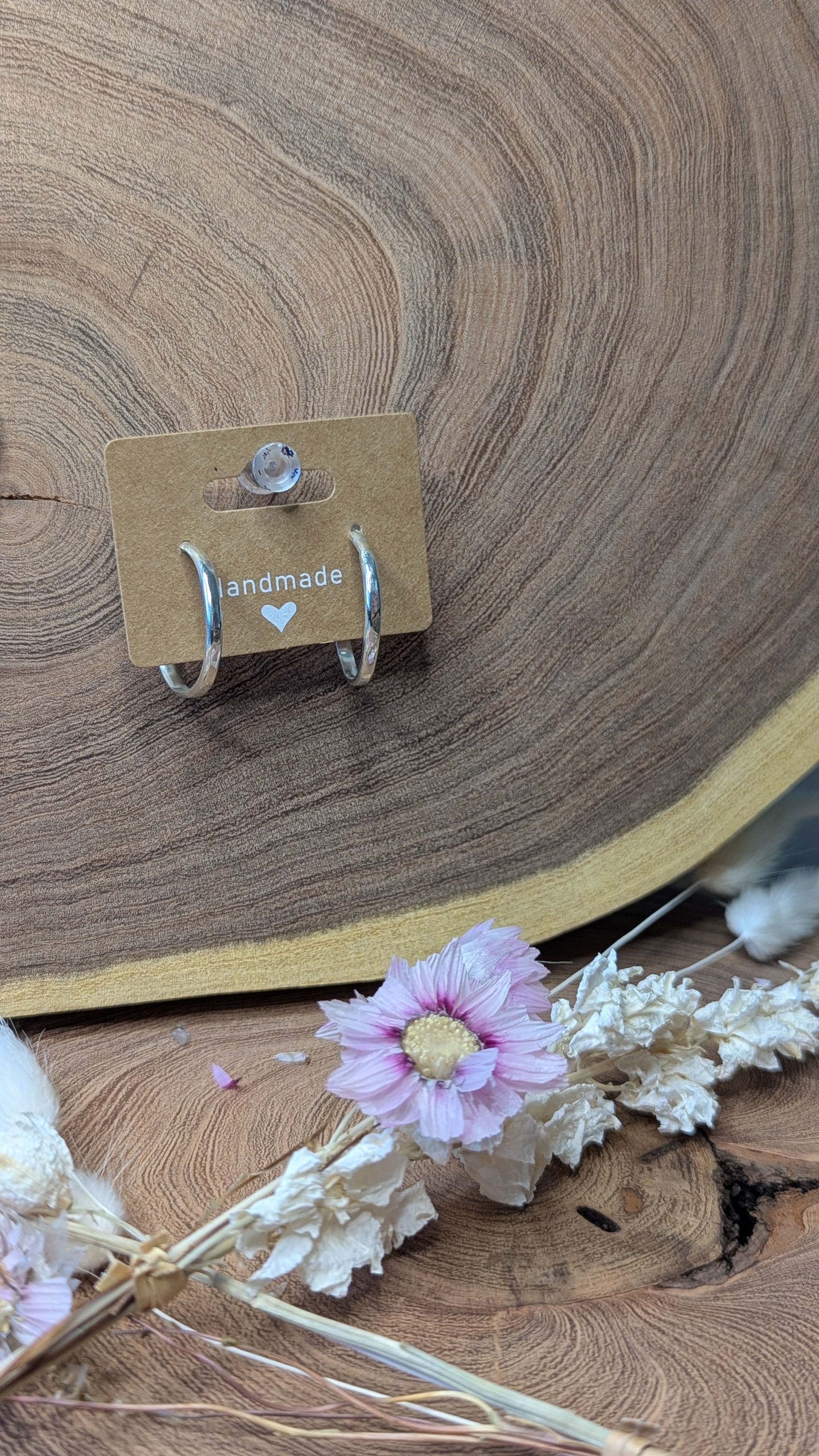 Silver Essential Hoops