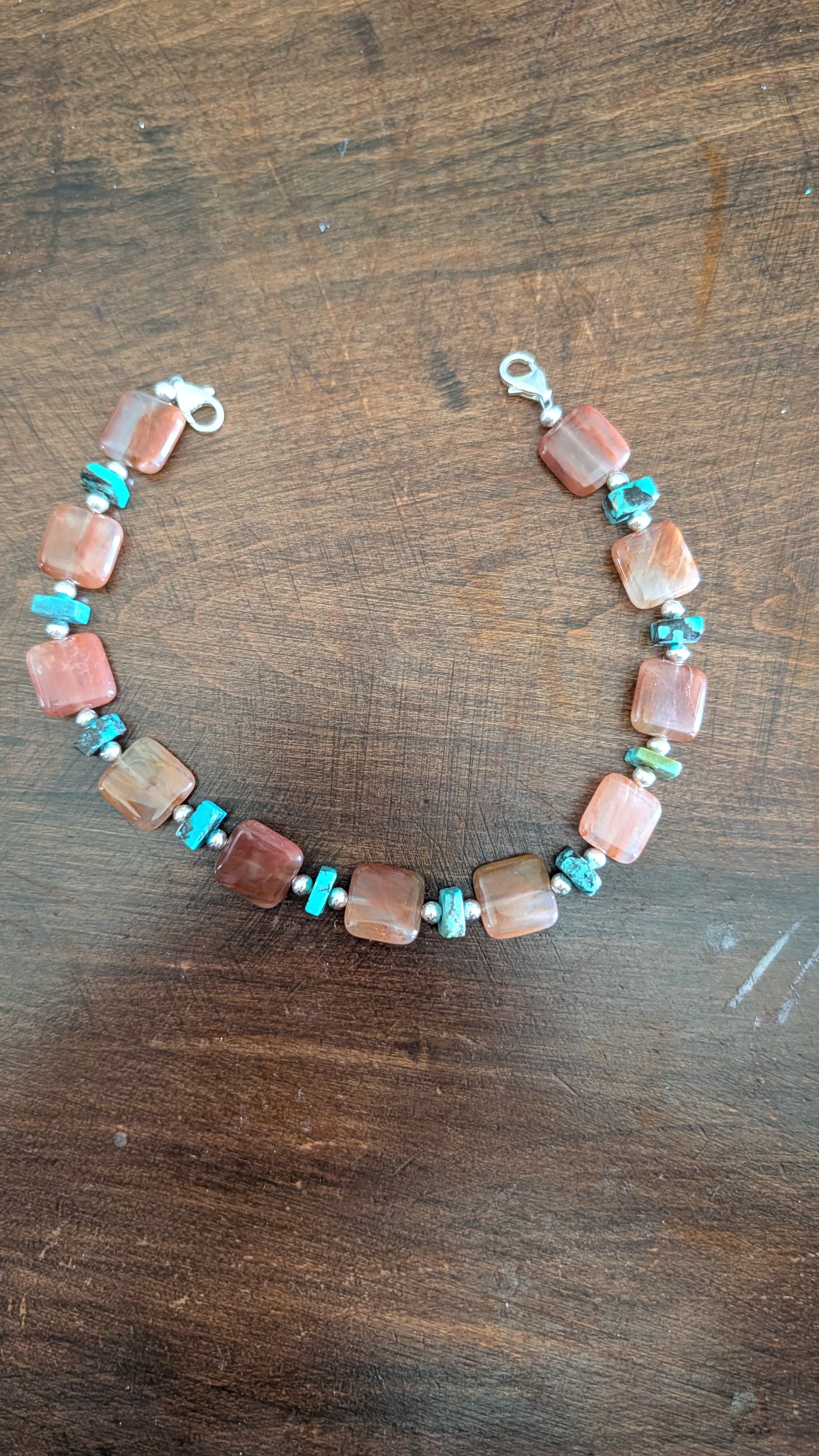 Rosewood & Turquoise Hat Band