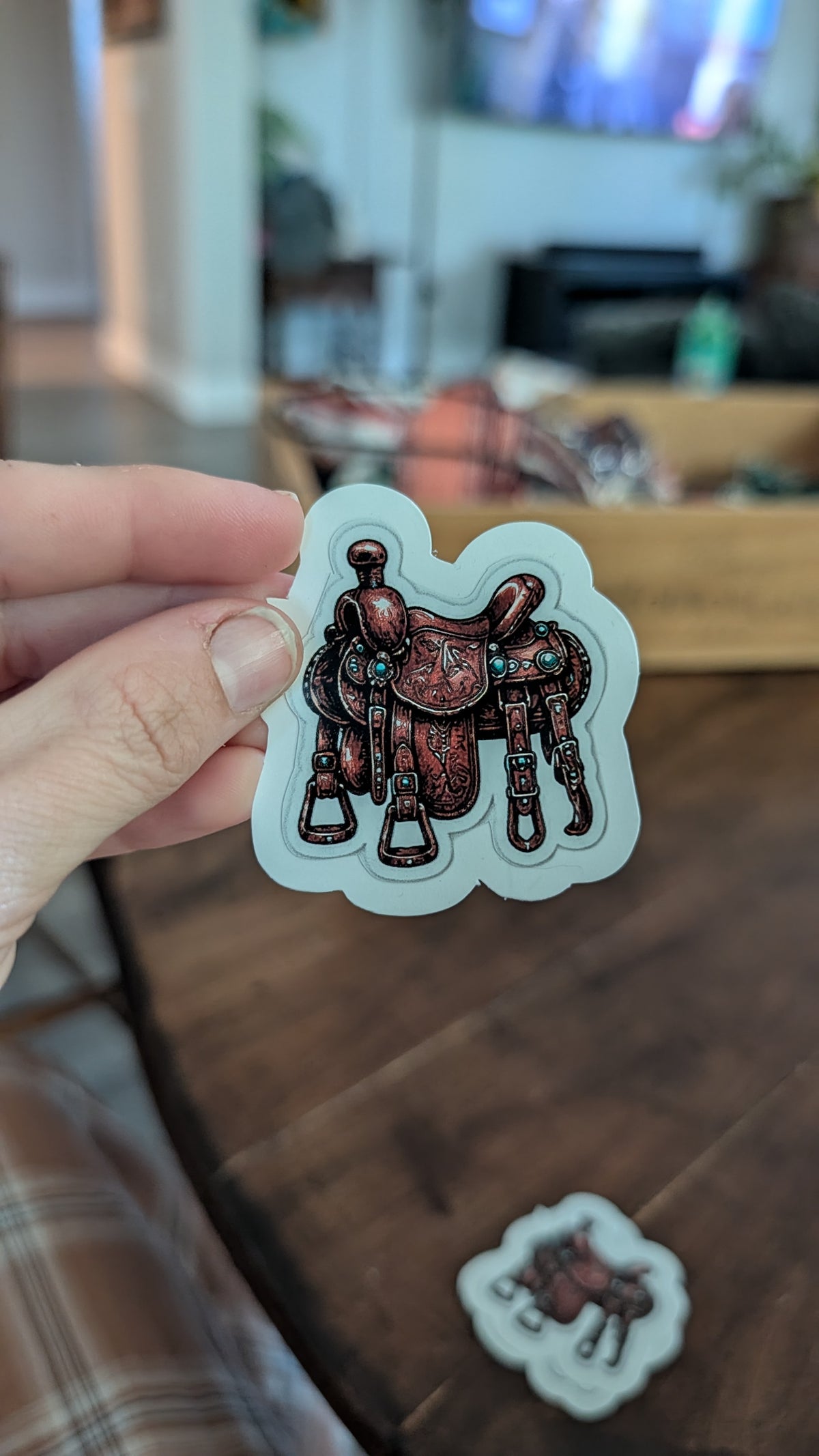 The Saddle Up Sticker
