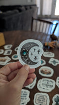 The Turquoise Moon Sticker