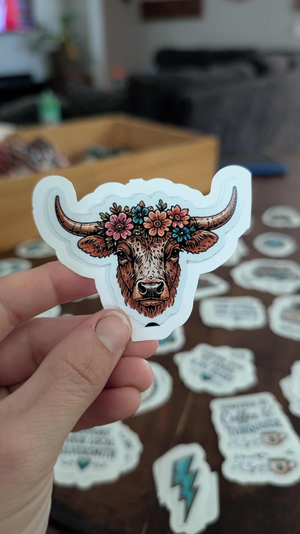The Highland Cow Sticker