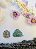 ✨ Goldweb Turquoise Triangular Cabochon✨
