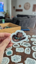 The Dusty Turquoise Cowboy Hat Sticker