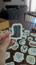 The Cowboy Boots Sticker